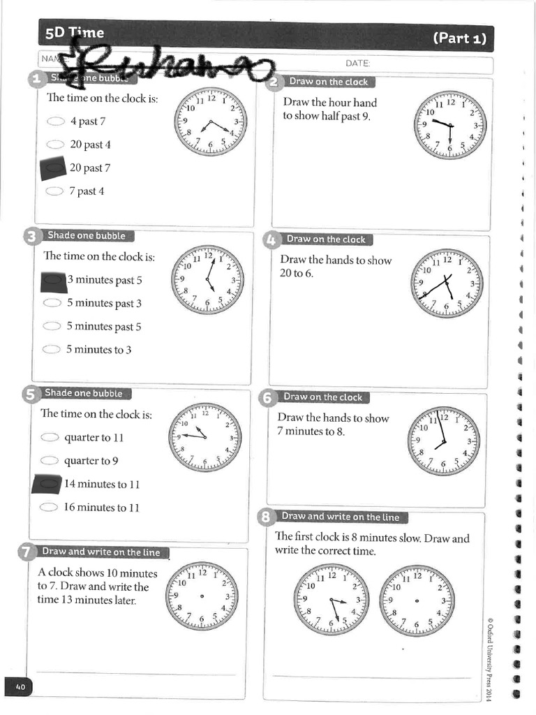 Time Test | PDF