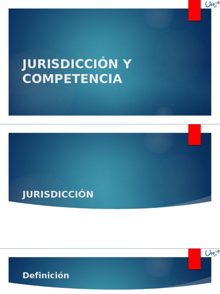 JURISDICCIÓN Y COMPETENCIA Derecho Procesal Civil y Mercantil | PDF