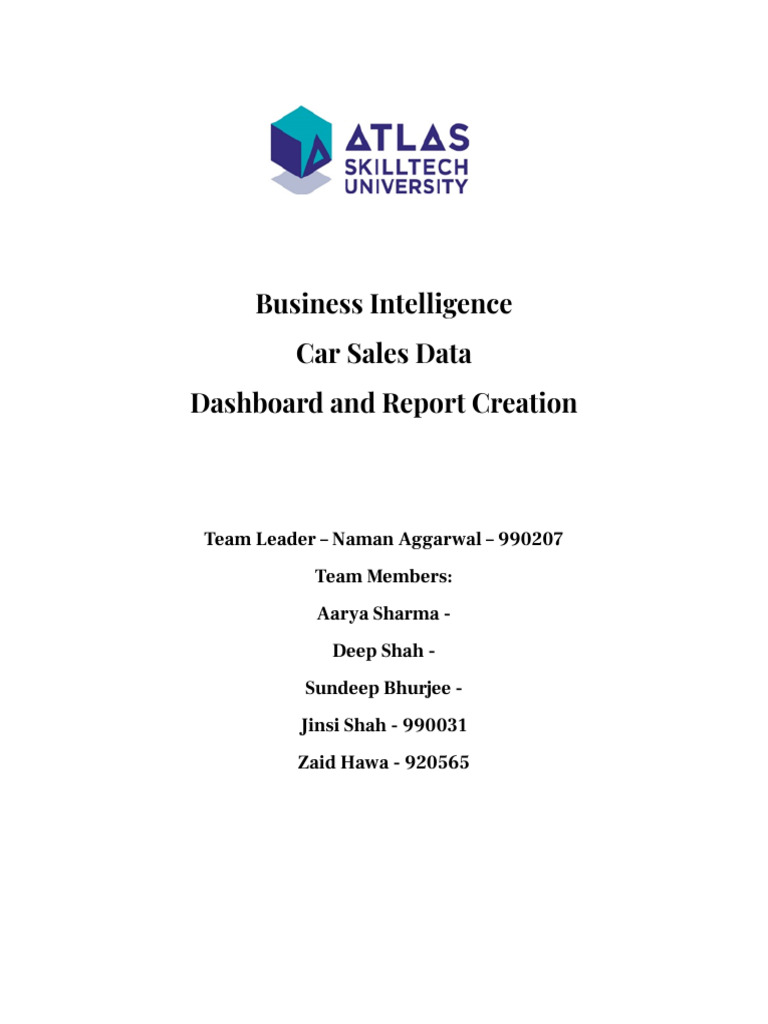 Business Intelligence Report | PDF