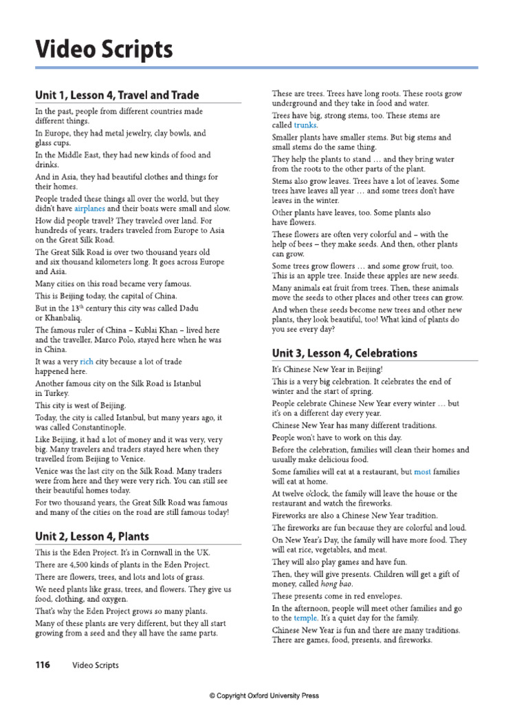 Video Scripts | PDF