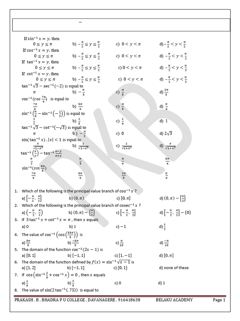 Inverse and LPP New Pattern - 240803 - 145225 | PDF