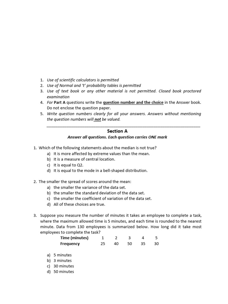 Sec B - 101 - QT | PDF