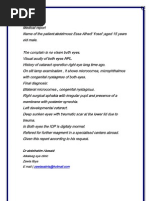 Medical Report