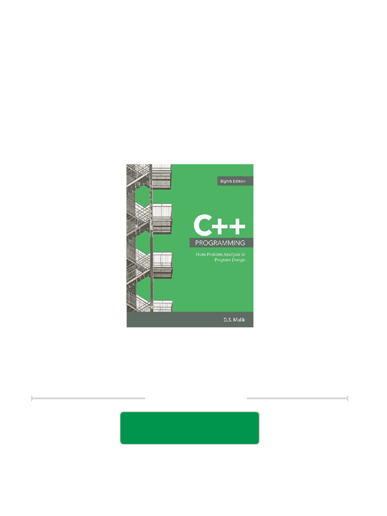 C++ Programming: From Problem Analysis To Program Design (Mindtap ...