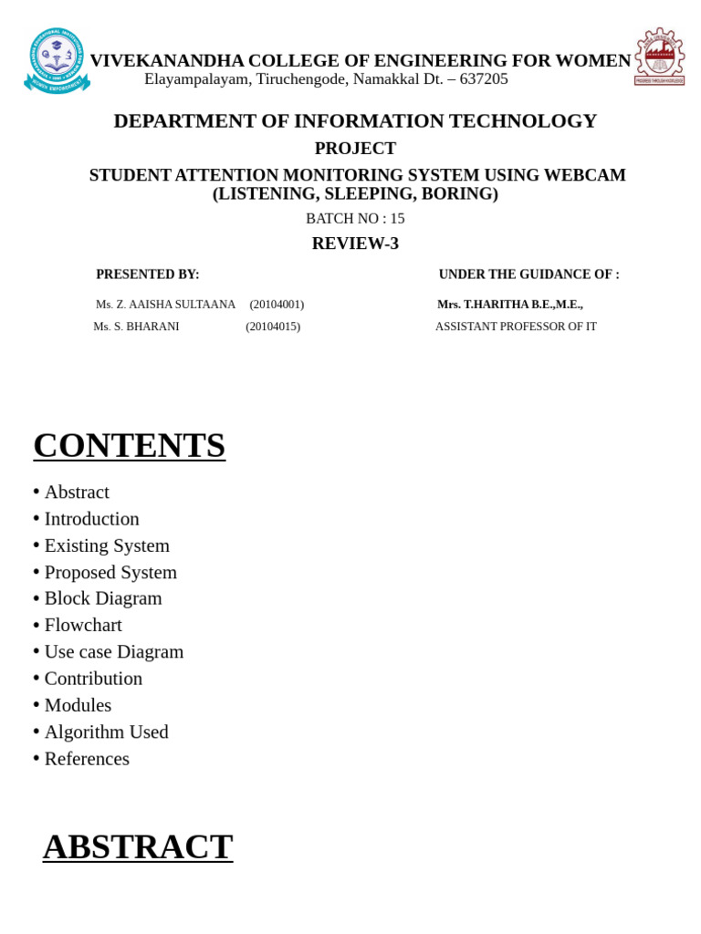 Batch 15 Review 3 | PDF