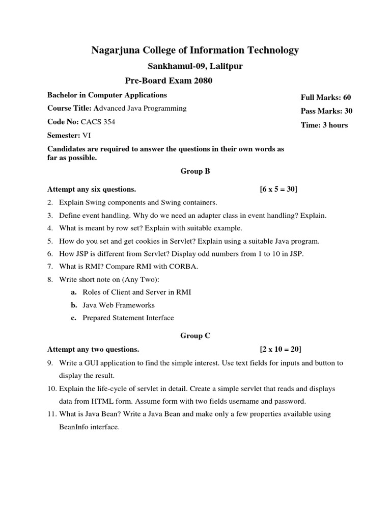Advanced java programming pdf