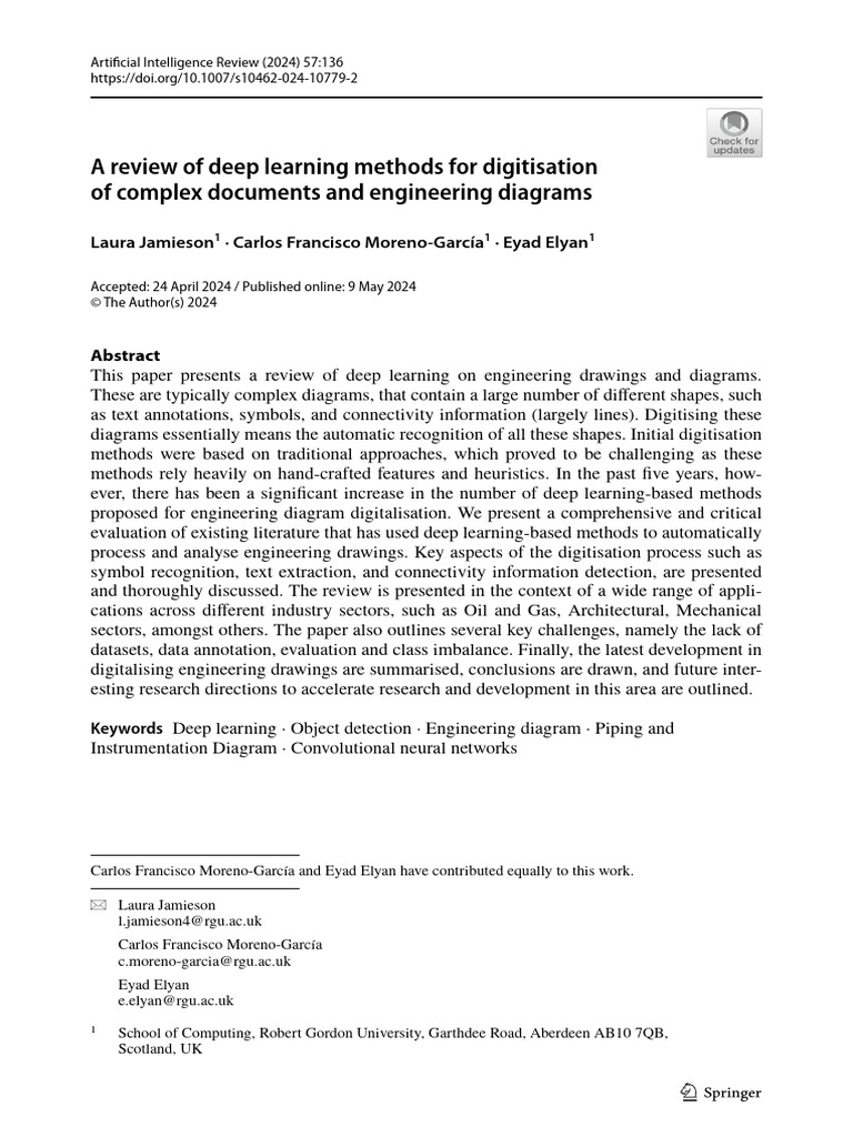 A Review of Deep Learning Methods For Digitisation of Complex Documents ...