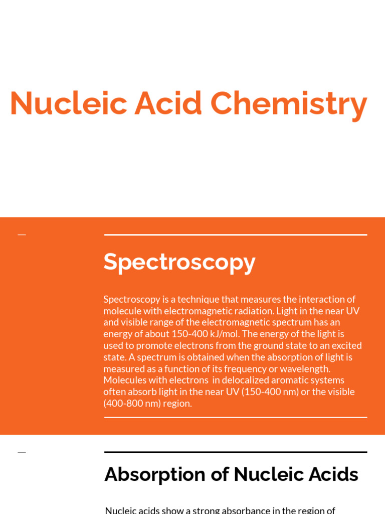 Nucleic Acid Chemistry | PDF
