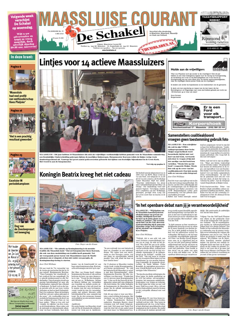 Maassluise Courant Week 18 PDF foto