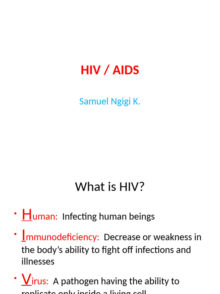 Hiv Aids | PDF
