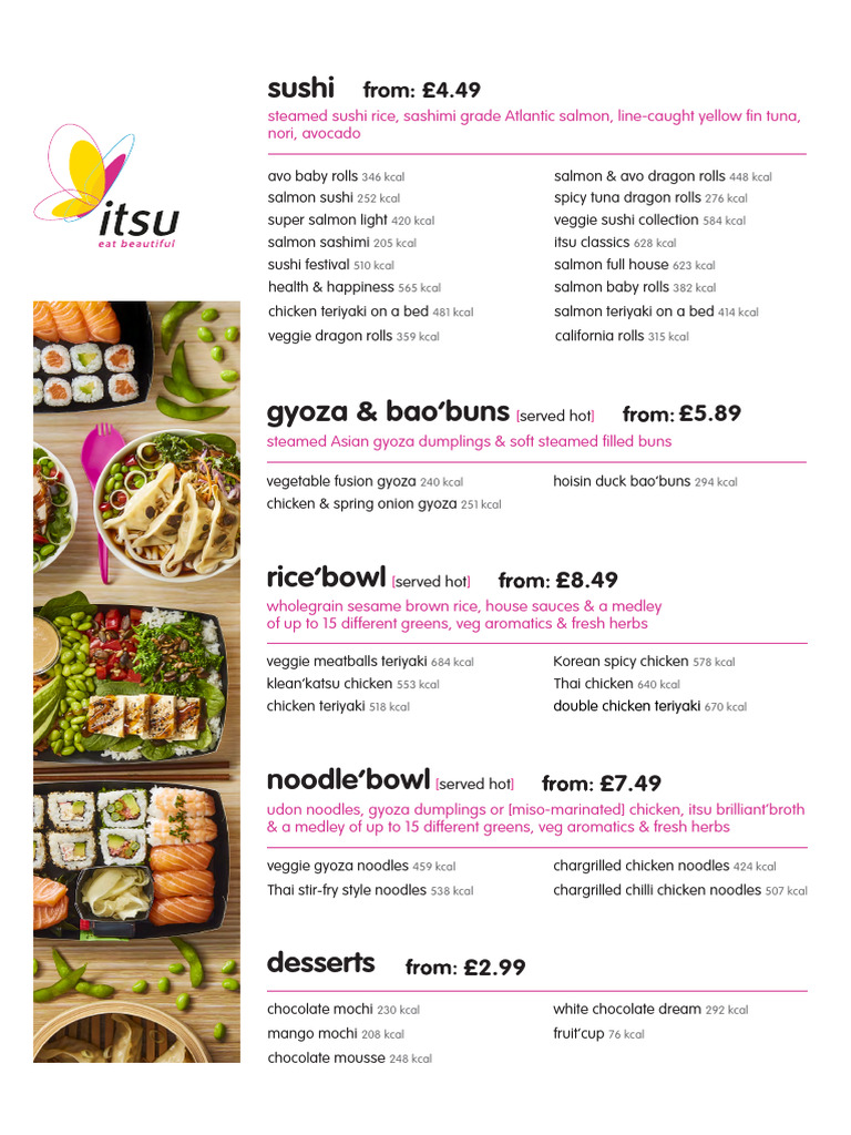 BV Comp Menu Itsu | PDF