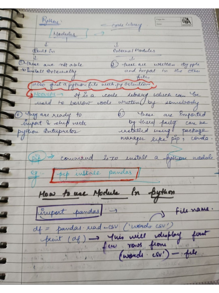 Pythonnotes | PDF
