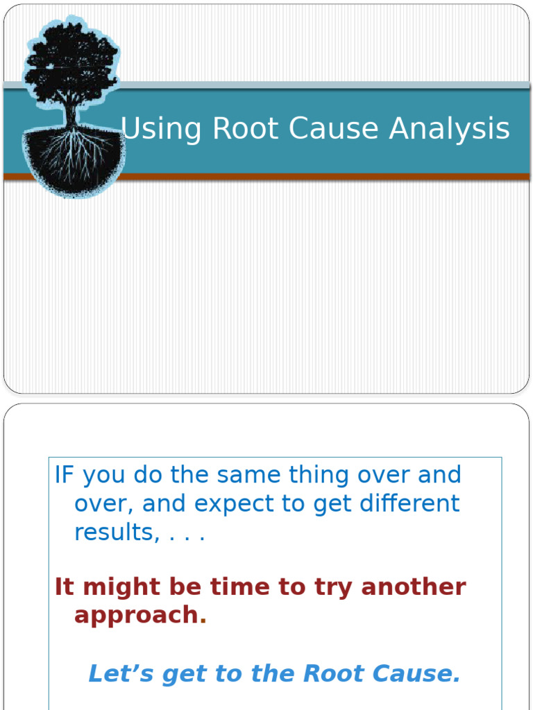 Method To Do Why Why Analysis | PDF