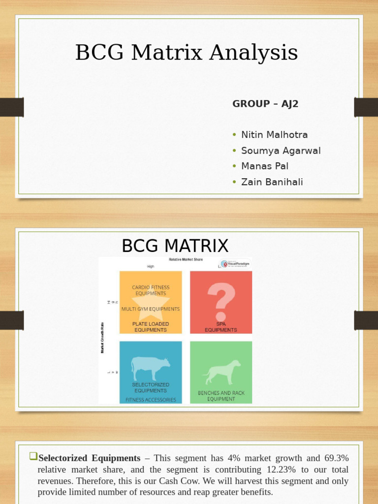 BCG Matrix Analysis: Group - Aj2 | PDF