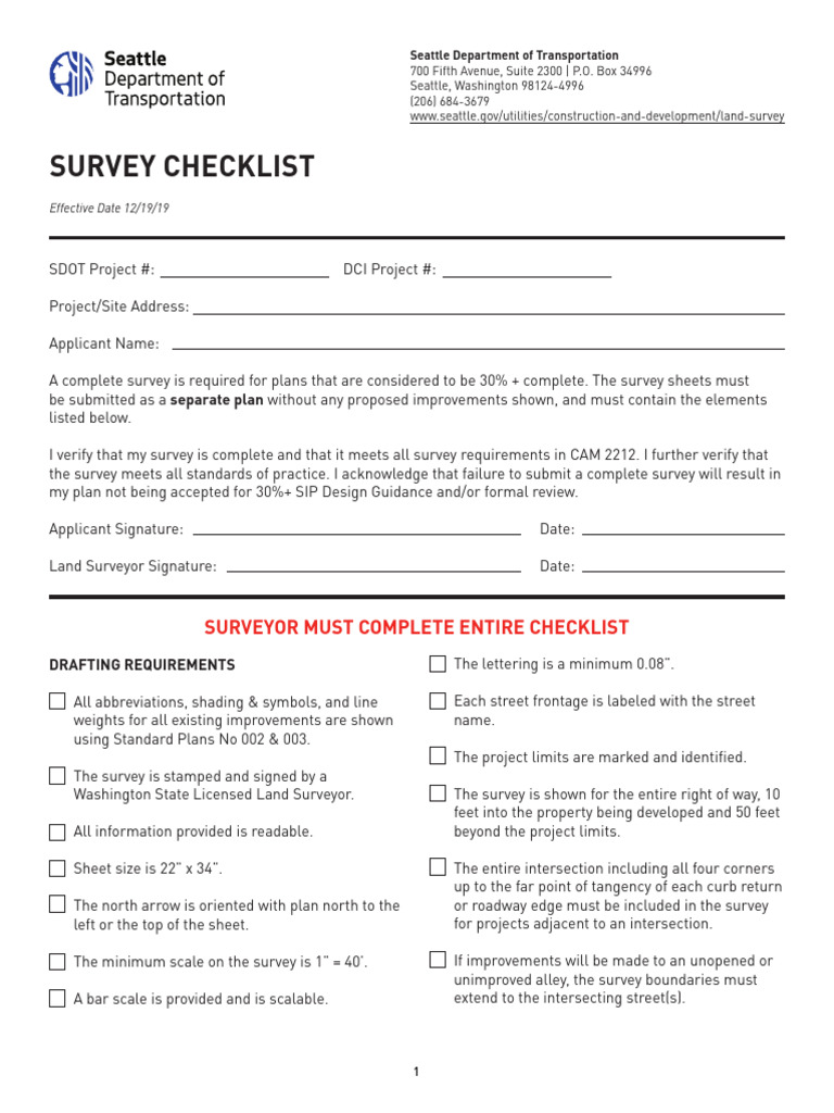 SIP_Suvey_Checklist_Form_FILLABLE | PDF
