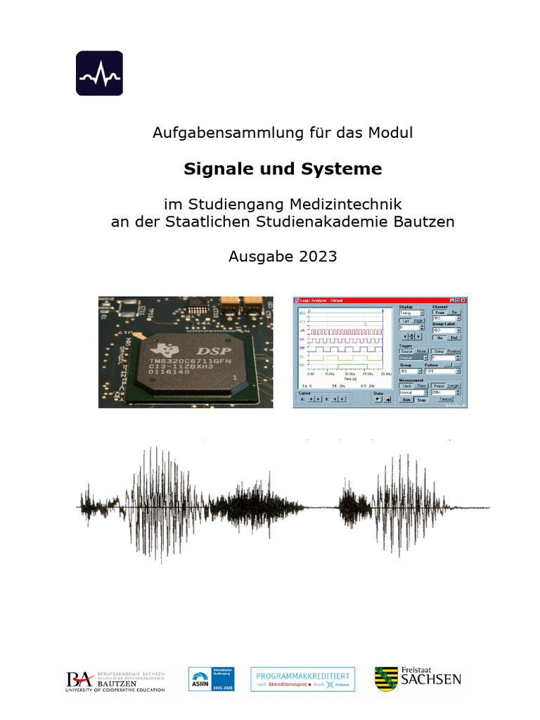 Aufgabensammlung - Signale Und Systeme - 2023 Öffnen | PDF