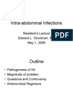 Intra-Abdominal Infections: Resident's Lecture Edward L. Goodman, MD May 1, 2006