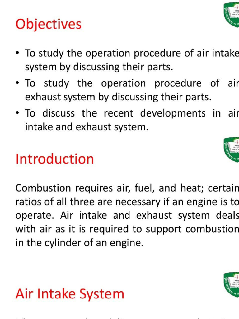 Air Supply and Output | PDF