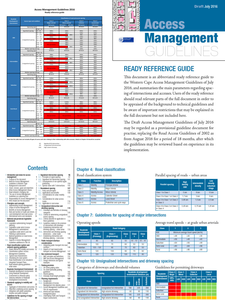 Western Cape Gov - Ready - Reference - Access - Management - Guidelines ...