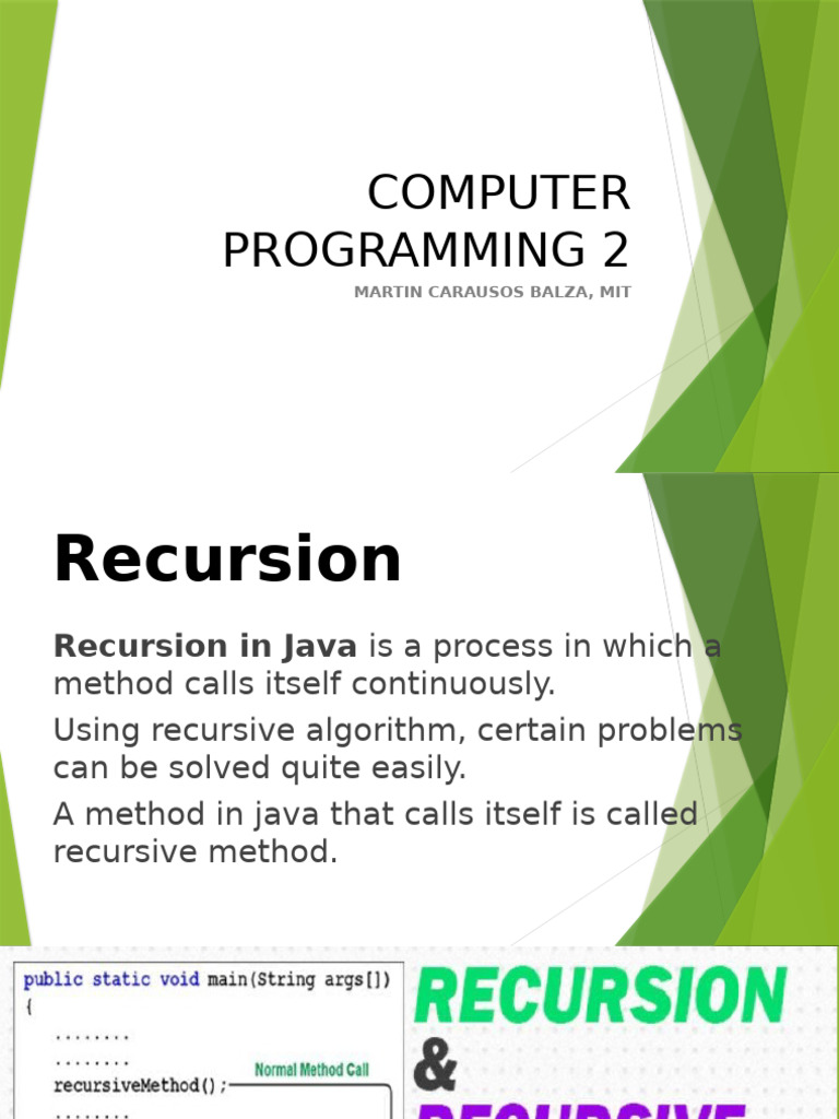 Recursion | PDF