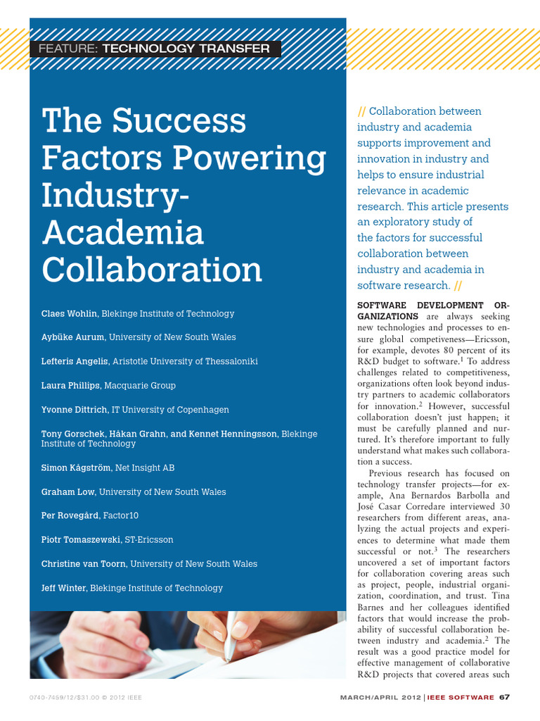 The Success Factors Powering Industry Ac | PDF