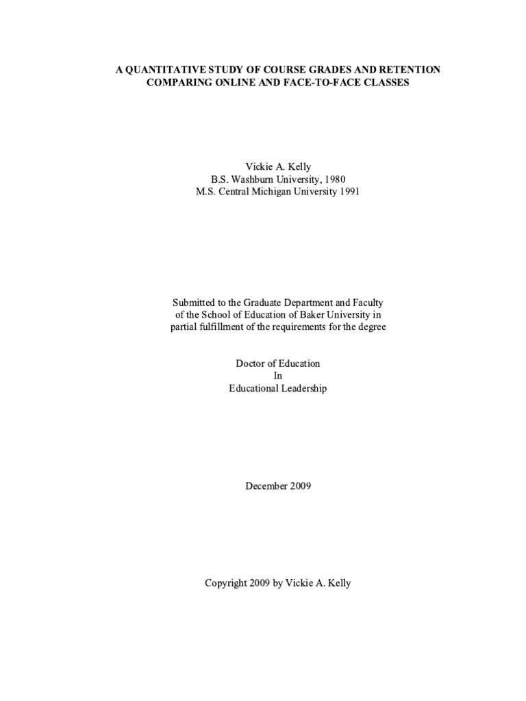 A Quantitative Study of Course Grades and Retention | PDF