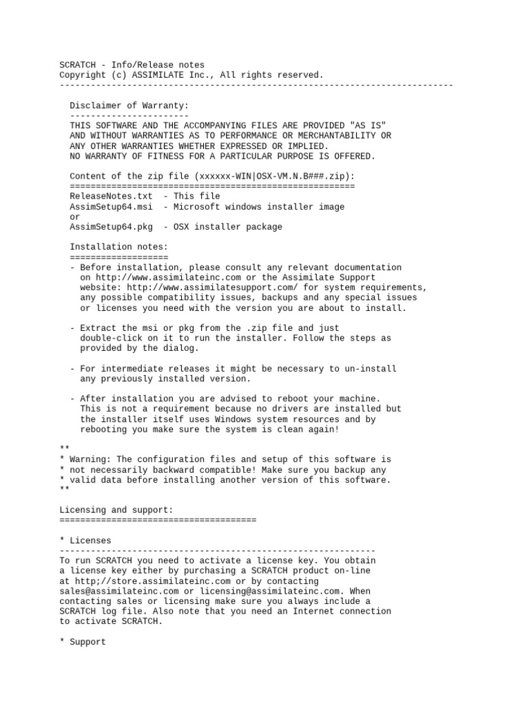 Release Notes | PDF