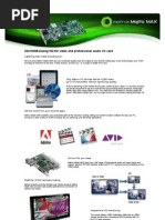 Matrox Mojito MAX Datasheet