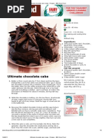 Ultimate Chocolate Cake Recipe