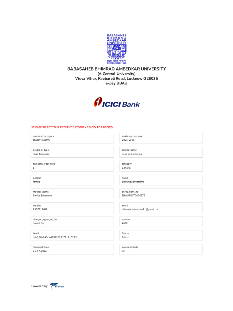 Eshiksa payment portal pdf
