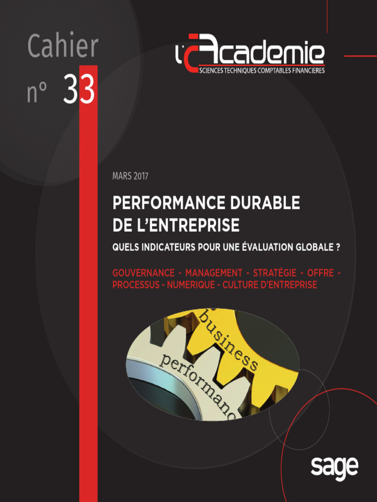 Évaluation de la Performance Durable | PDF | Responsabilité sociétale ...