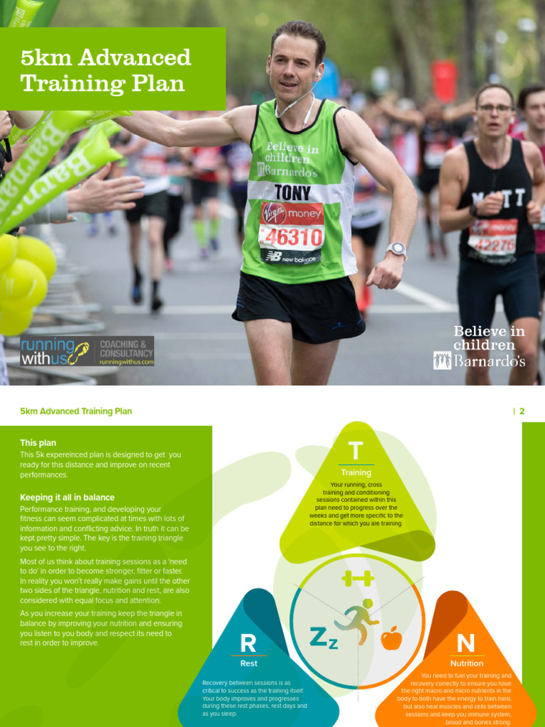 5K Training Plan - Advanced | PDF
