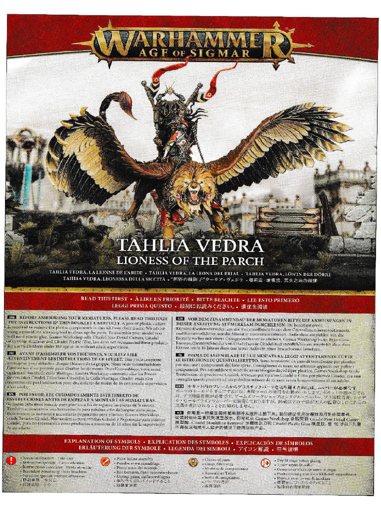 Games Workshop Tahlia Vedra: Lioness Of The Parch | Cities Of Sigmar Miniature Figure - View #2