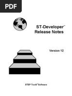 ST-Developer Release Notes: STEP Tools Software