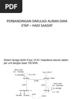 Download 4 PERBANDINGAN SIMULASI ALIRAN DAYA ETAP  HADI SAADAT by Tri Hutomo SN76217813 doc pdf