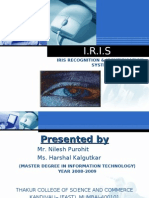 I.R.I.S: Iris Recognition & Identification System