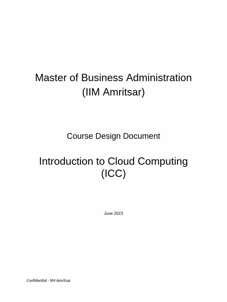 Introduction to cloud computing pdf