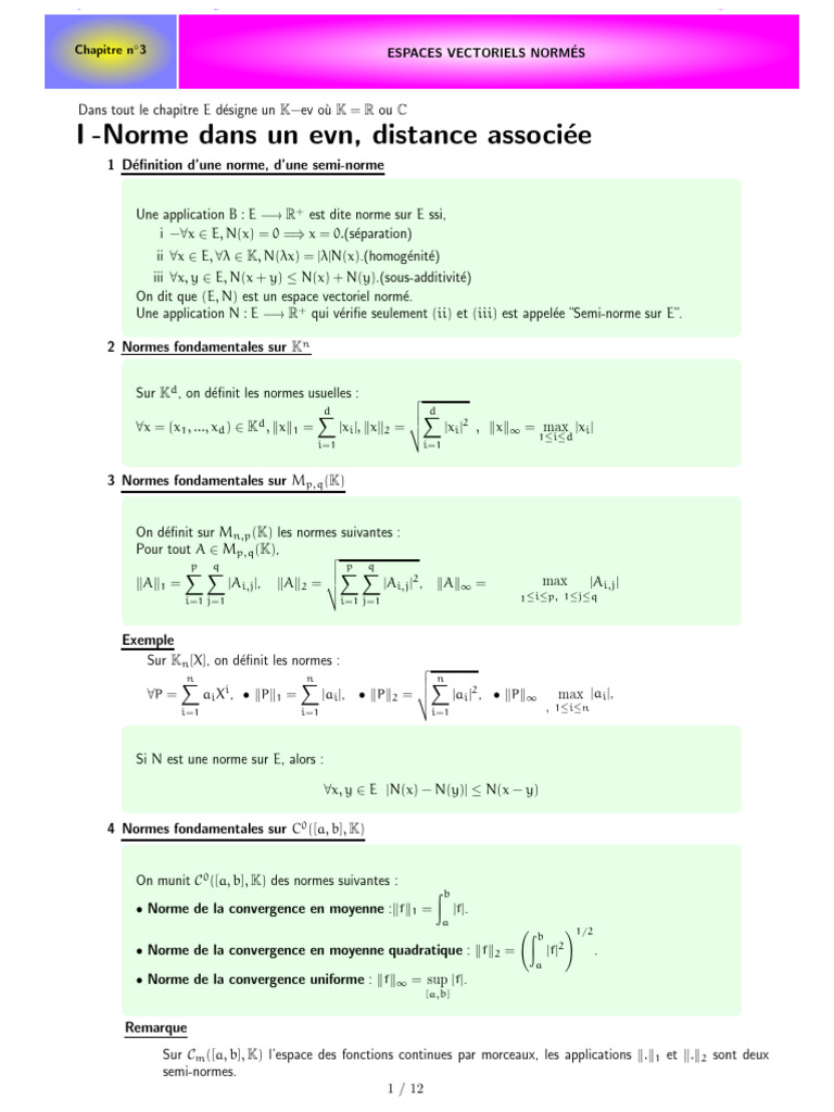 CH 3 Esp Vect Norm PRV | PDF