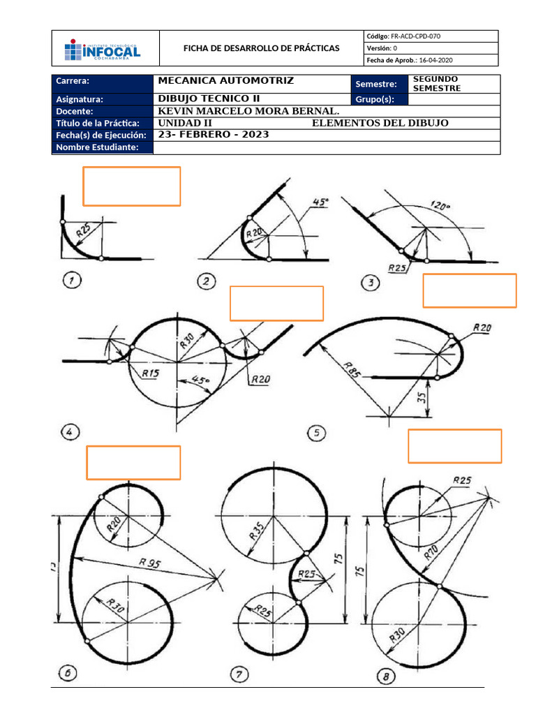 Practica I - Elementos Del Dibujo | PDF