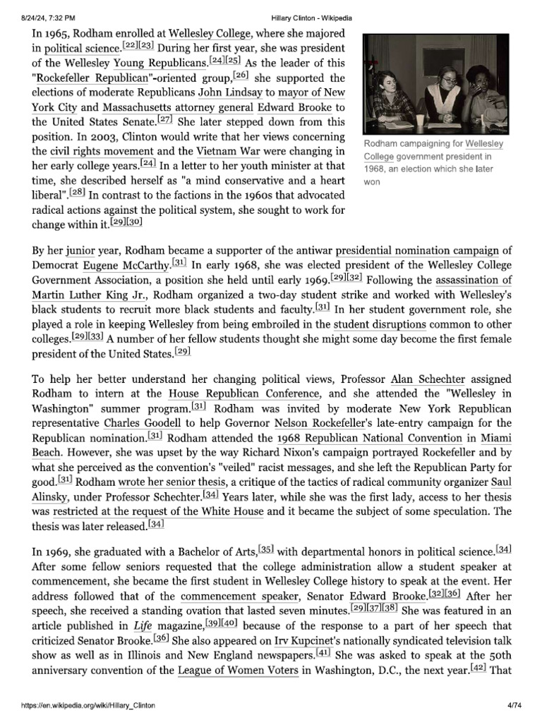 Hillary Clinton 4-6 | PDF