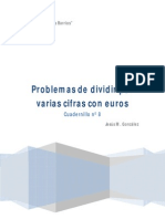 Cuadernillo Nº 8 Problemas de Dividir Por Varias Cifras