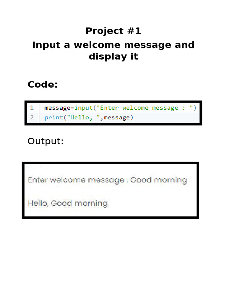 Python projects pdf