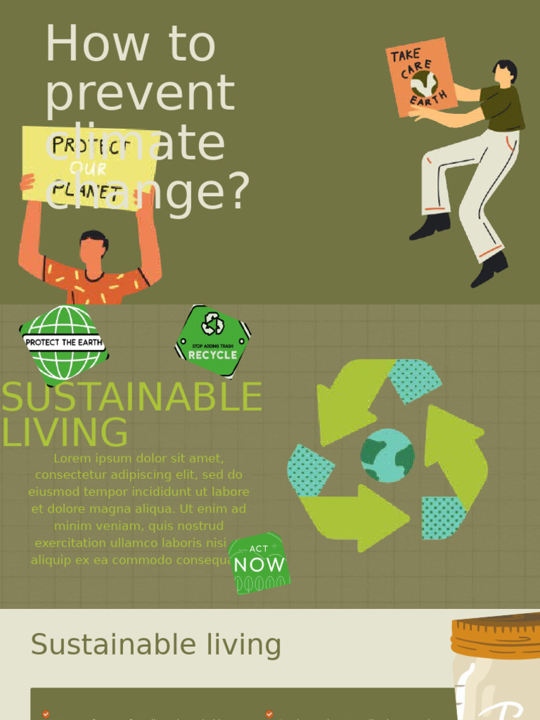 What Can Be Done To Prevent Climate Change | PDF