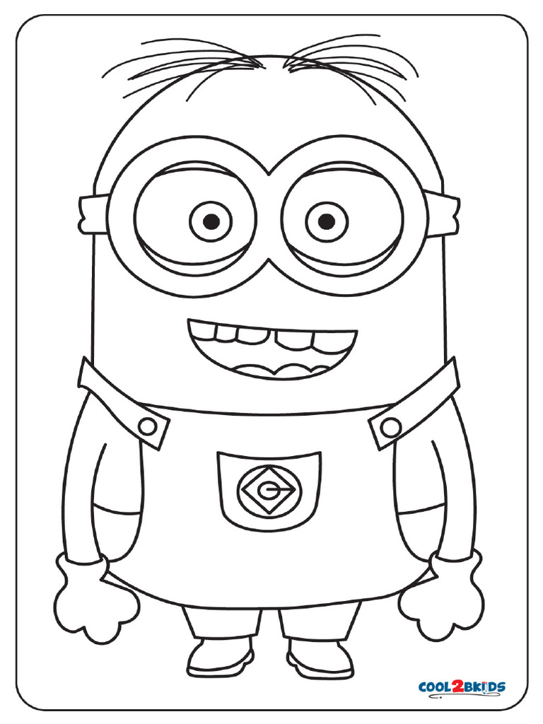 Desenho Minion para Colorir | PDF