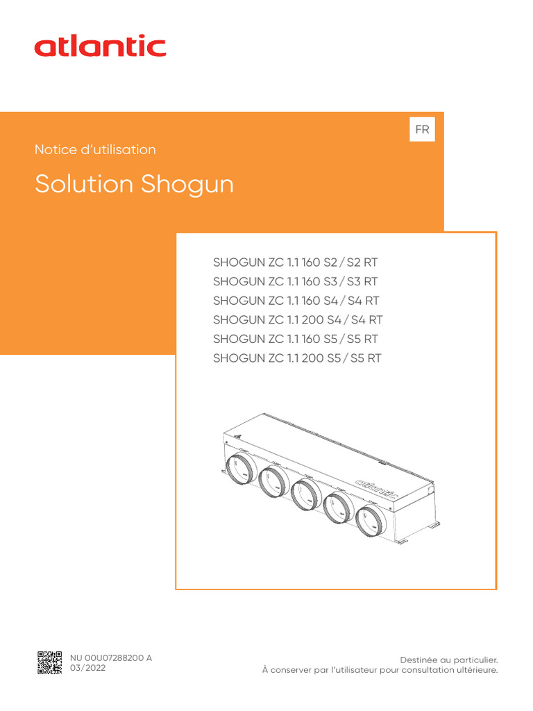 Shogun-1.1 Notice Utilisation - Atlantic | PDF