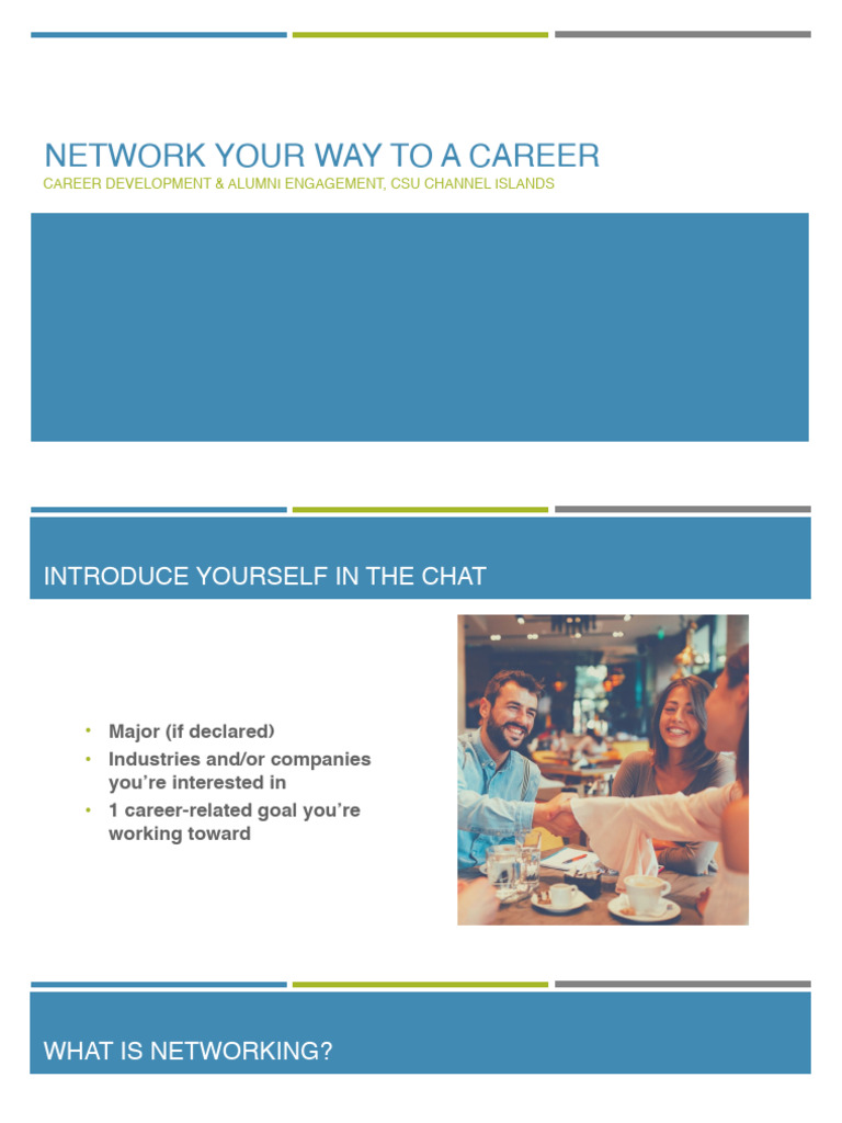 Network Your Way To A Career PDF