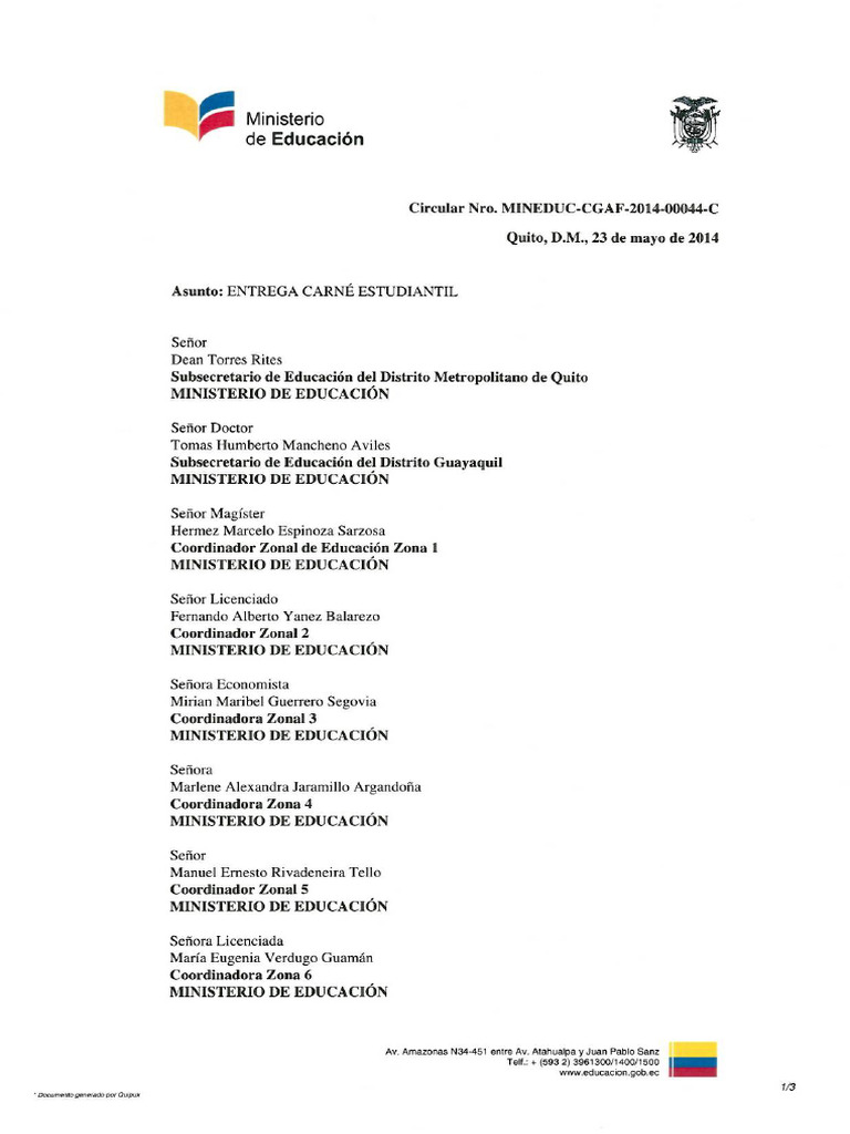 Modelo de Carnet | PDF