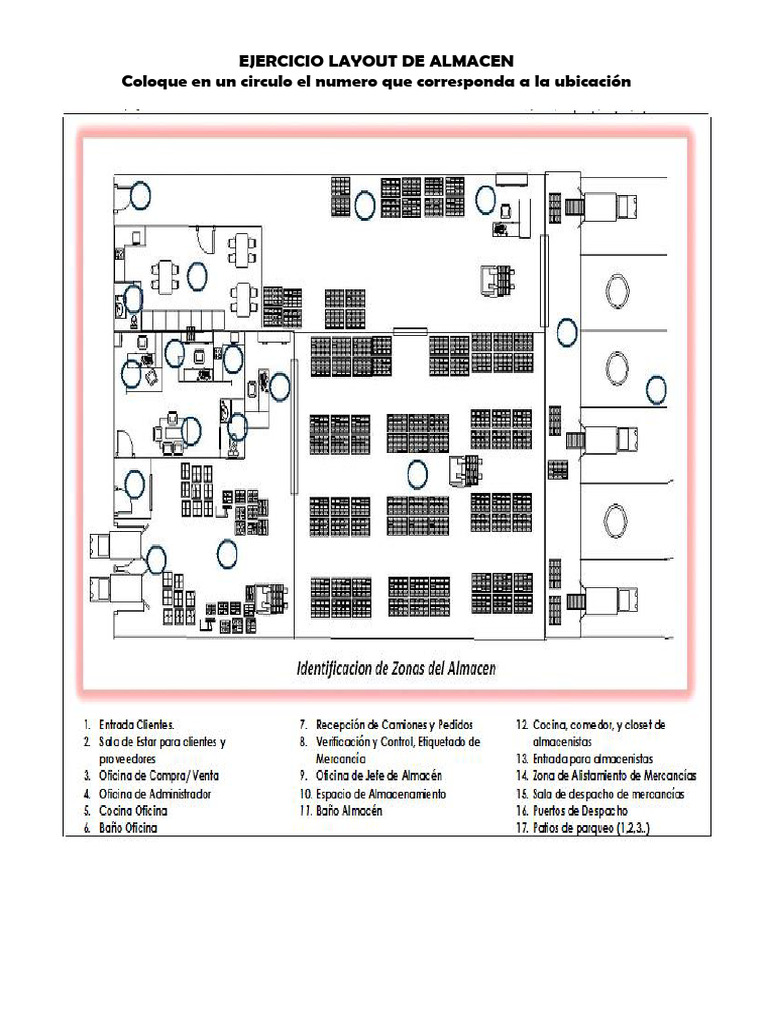 Ejercicio LayOut de Almacen | PDF
