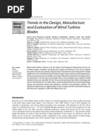 Veers 2003 Wind Energy Blades Review