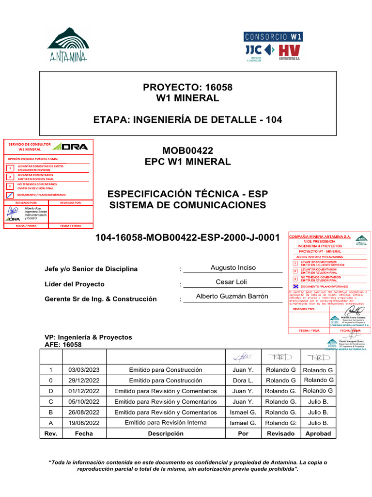 104 16058 MOB00422 ESP 2000 J 0001 - 1 - Aprob. | PDF